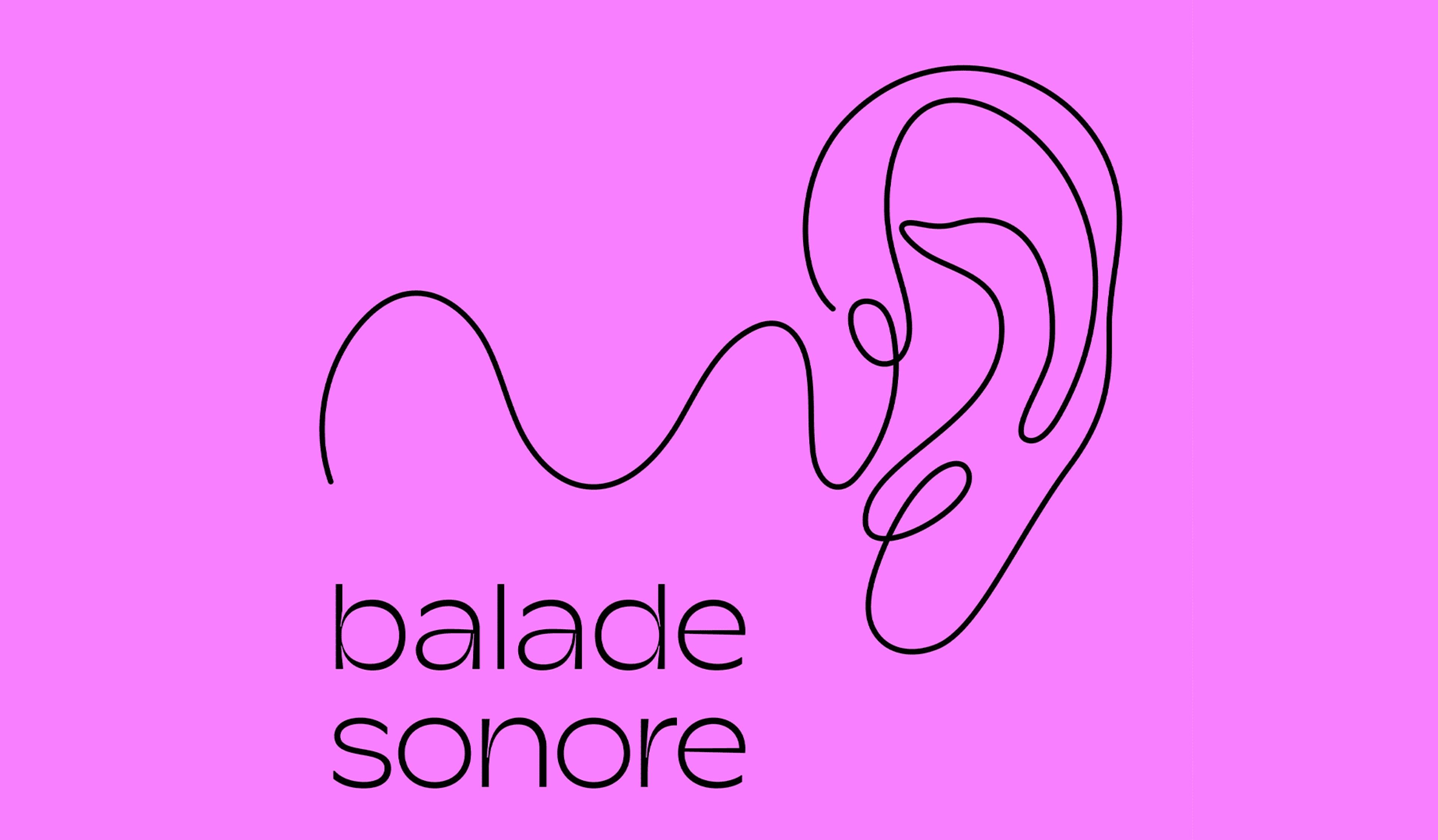 Pictogramme balade sonore